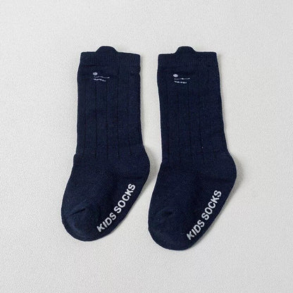 Cat Ear Mid-Calf Socks, Cartoon Kids&