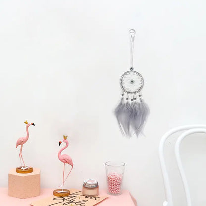 Car Dream Catcher Charm with Feather Tassel Pendant