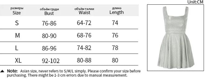 Mini Dress Silver