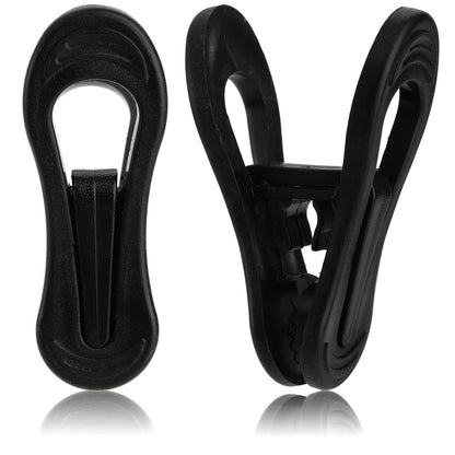 Yopay 50 Pieces Hanger Clips for Hangers Strong Pinch Easily Clip on Clothing Pants Multi-Purpose Kids Plastic Finger Clips for Home Office Travel Crafts