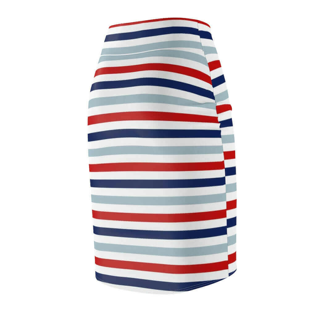 Womens Skirt, Red White and Blue Pencil Skirt, S93801.