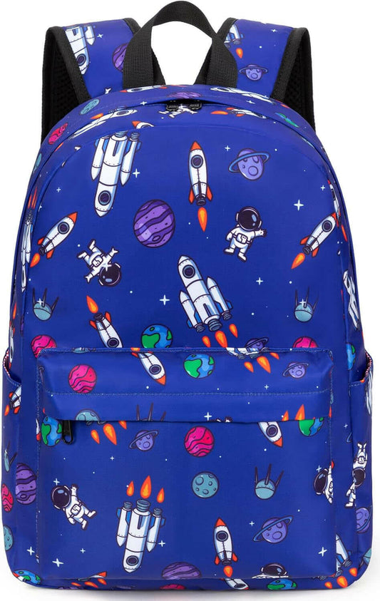 Preschool Backpack Kids School Book Bags for Elementary Primary Schooler (Rocket Astronaut)