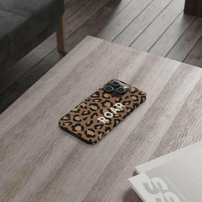 Leopard Print Slim Case for iPhone 14 Series.