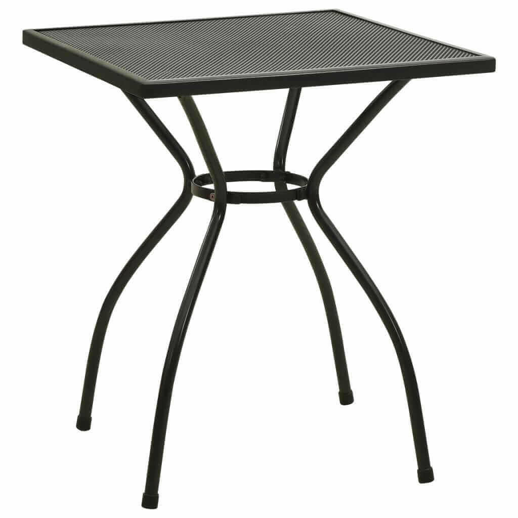 Bistro Table 23.6&quot;x23.6&quot;x27.6&quot; Steel Mesh