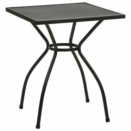 Bistro Table 23.6"x23.6"x27.6" Steel Mesh.