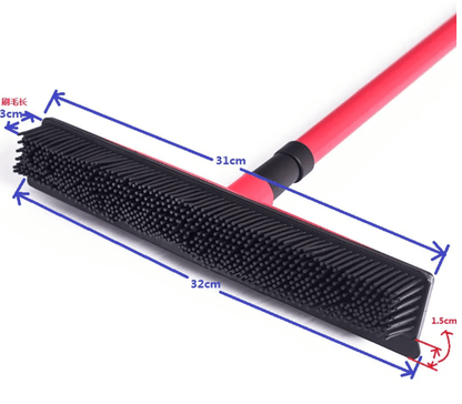Pet Hair Removal Broom Mop with Washable Head