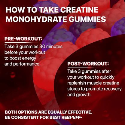 Muscle Boost Creatine Gummies – 120 Pieces