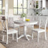 5 Pieces Dining Table and Chairs Set for 4 Persons, Kitchen Room Solid