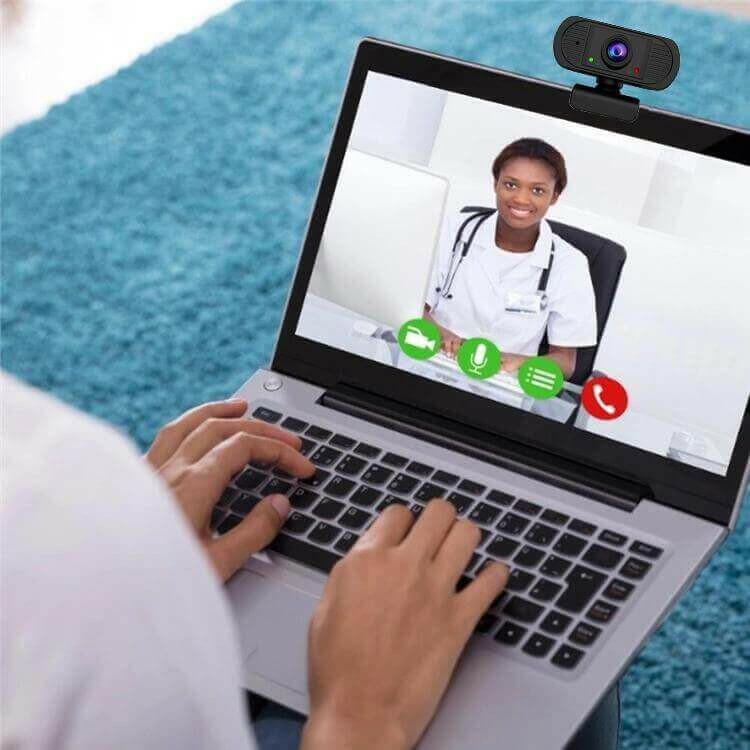 ZOOMEX 1080P HD Portable Camera And Mic For Video Chat.