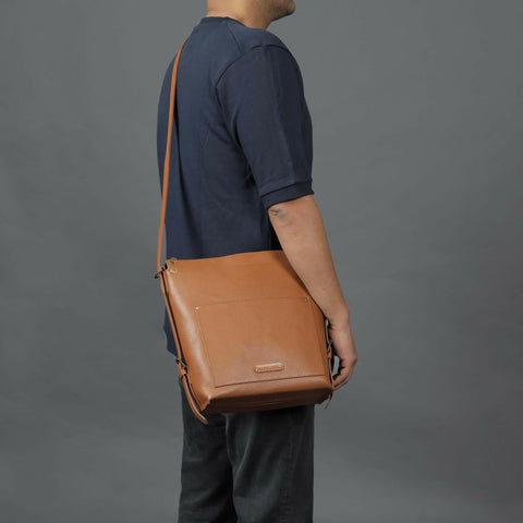 Jersey Leather Crossbody Bag.