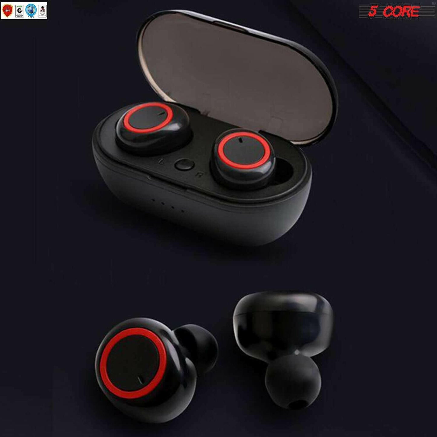 5 CORE Wireless Earbuds Bluetooth 5.0 in Ear Light-Weight Headphones.