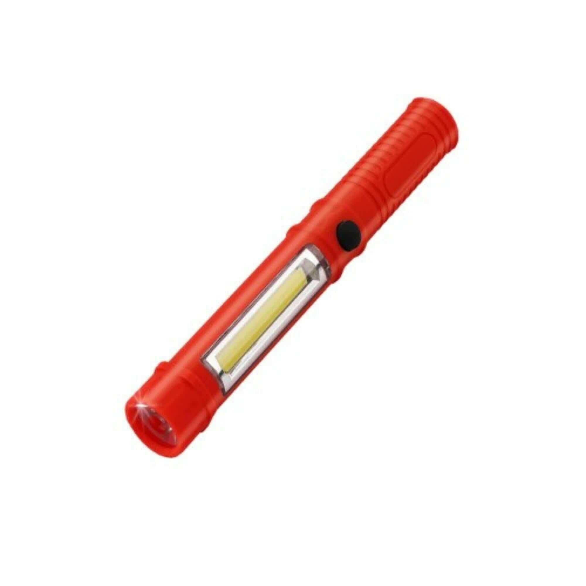 LED Pocket Flashlight with Magnetic Base &amp; Clip