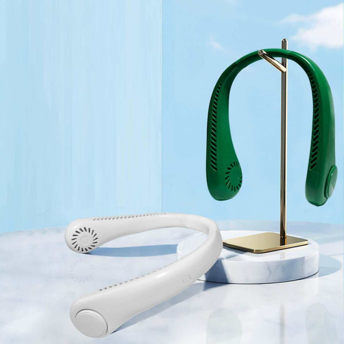 Easy Breezy Hands-Free Neck Fan.