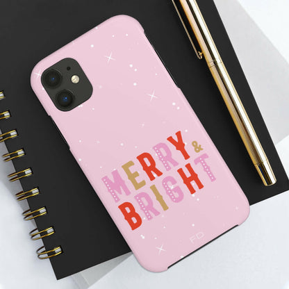 Merry & Bright Tough Case for iPhone with Wireless Charging.