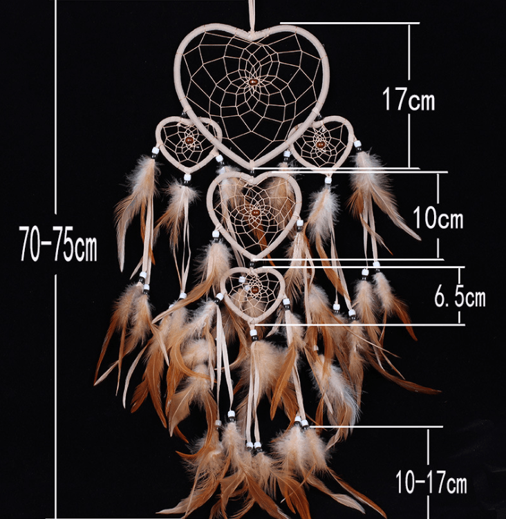Five-Ring Dream Catcher Wall Hanging