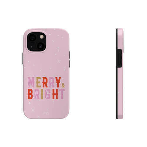 Merry & Bright Tough Case for iPhone with Wireless Charging.