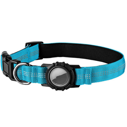 Reflective Dog Collar with Apple AirTag Holder