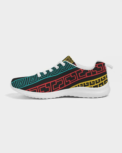 multicolor low top canvas running shoes