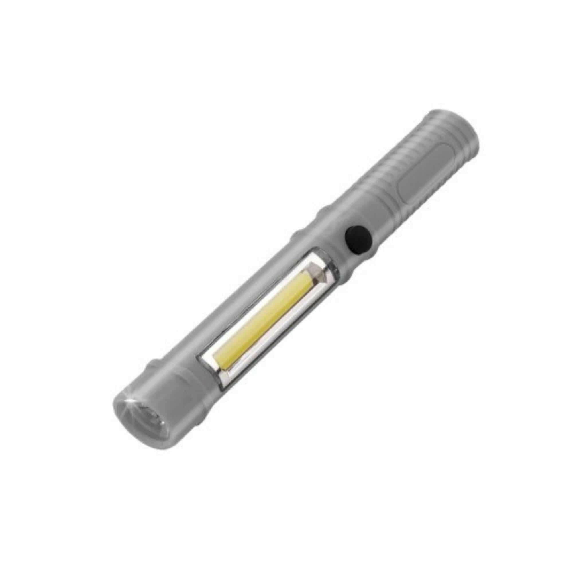 LED Pocket Flashlight with Magnetic Base &amp; Clip