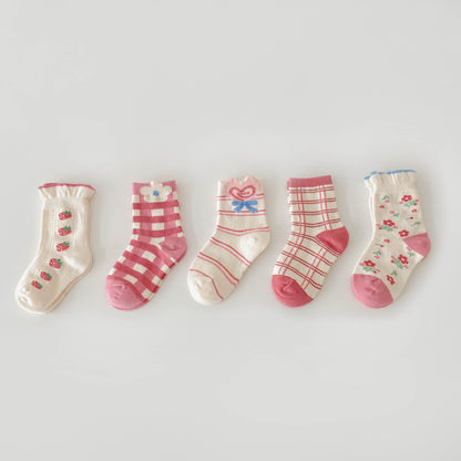 Korean Cartoon Dinosaur Cotton Socks for Kids