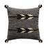 Baxa Native American Pillow Cover, Gray Arrows