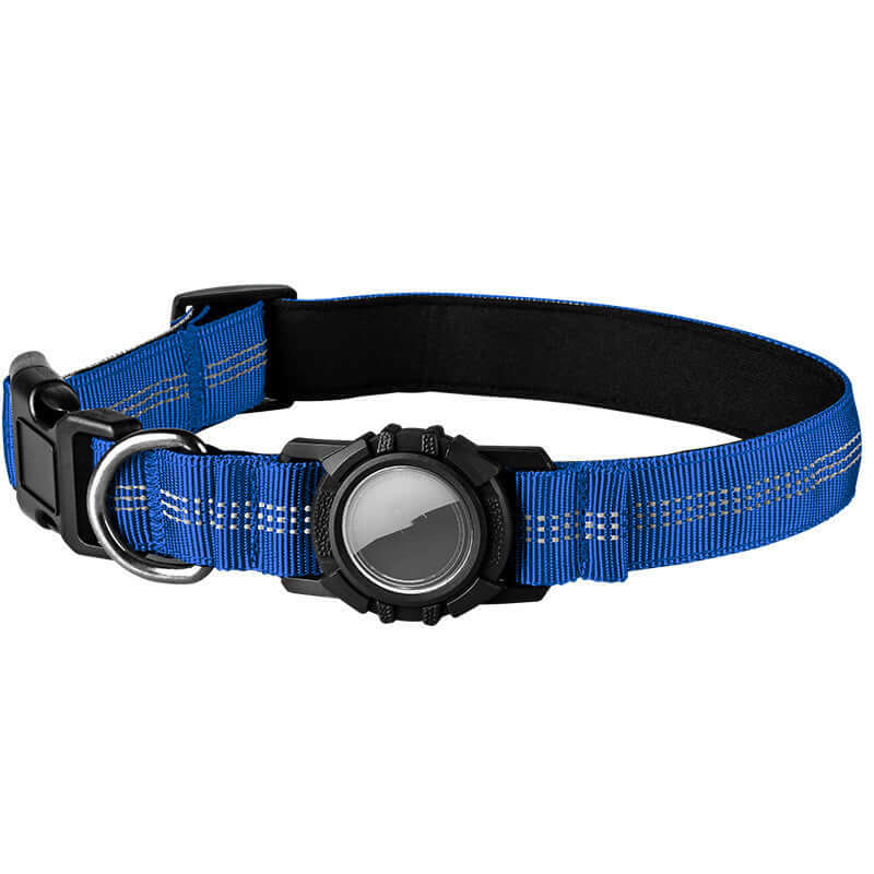 Reflective Dog Collar with Apple AirTag Holder
