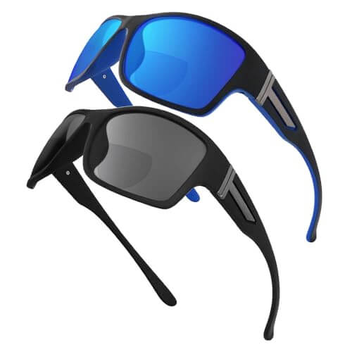 YOBOCO Men’s Bifocal Sunglasses, 3.0, 2-Pack