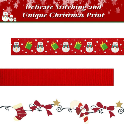 azuza Christmas Snowman Dog Collar with Removable Antler Bowtie