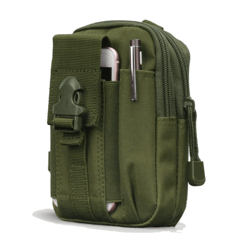 Tactical MOLLE Pouch &amp; Waist Bag for Hiking &amp; Outdoor Activities