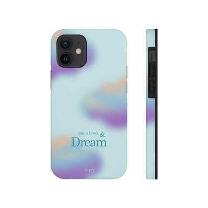 Take a Break and Dream Touch Case for iPhone with Wireless Charging.