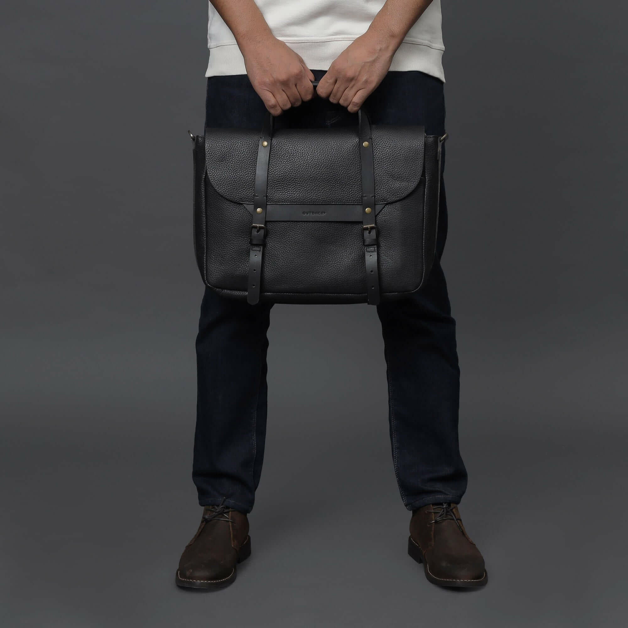 Oslo Leather Briefcase.