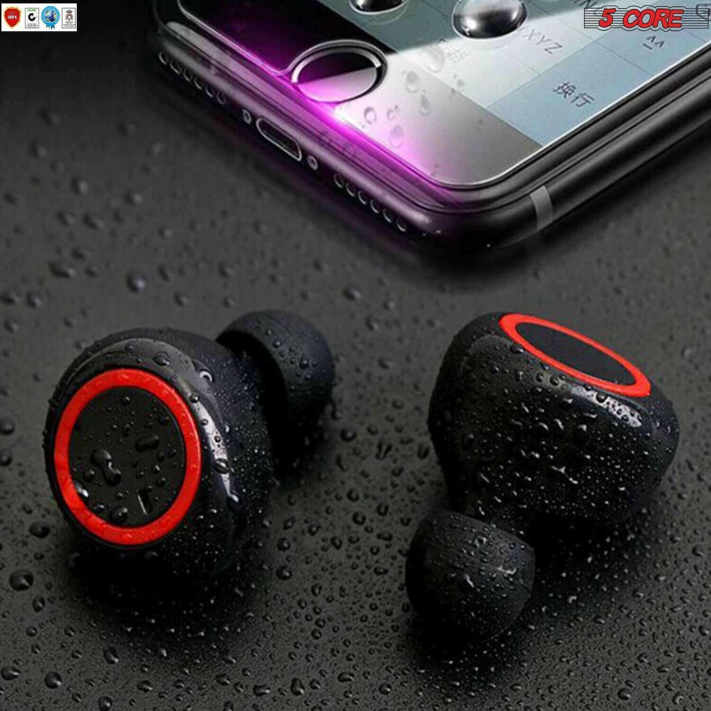 5 CORE Wireless Earbuds Bluetooth 5.0 in Ear Light-Weight Headphones.