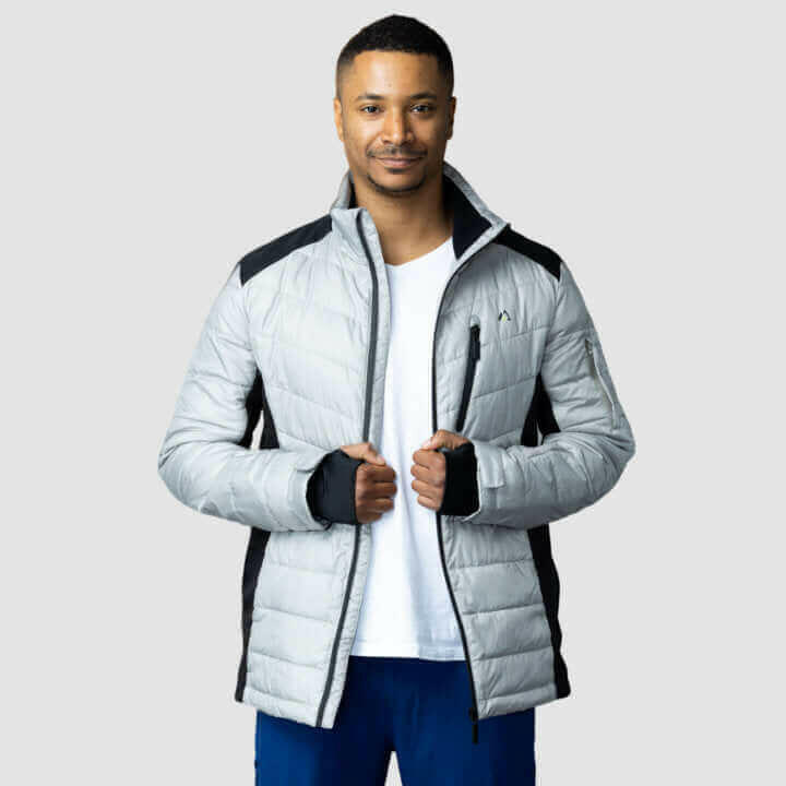 EcoDown Jacket - Men Gray.