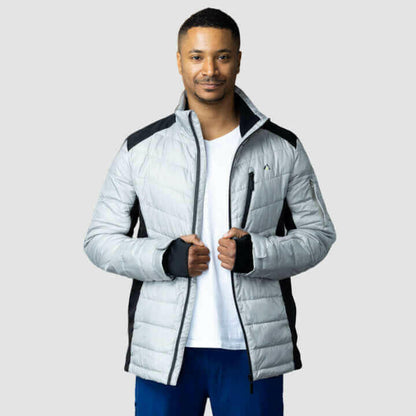 EcoDown Jacket - Men Gray.