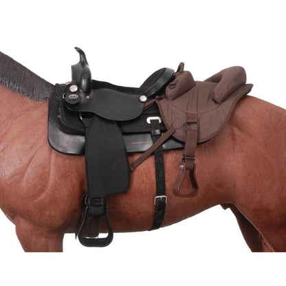 Tough 1 Ride-Behind Tandem Saddle Attachment - Brown