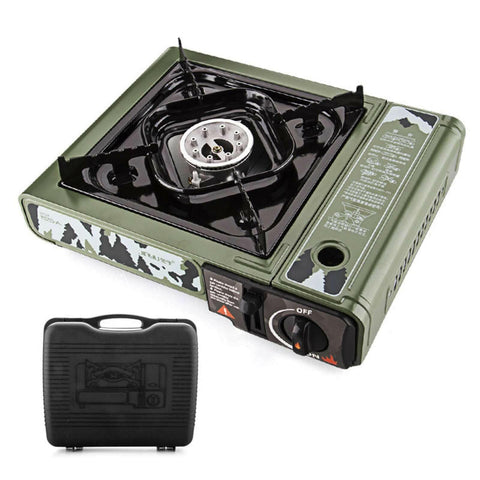 Portable Gas Stove With Map Hot Pot Waska Fuel Tank Barbecue.