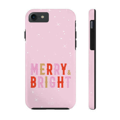 Merry & Bright Tough Case for iPhone with Wireless Charging.