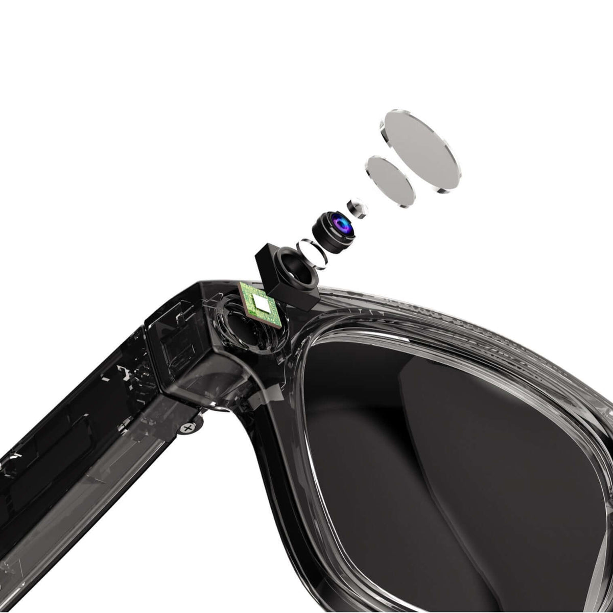 AI Camera Smart Glasses – Sunglasses &amp; Clear Lens Options