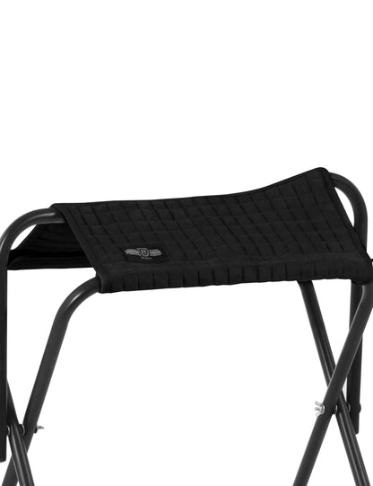 Harrison Howard Quilted Suede Saddle Rack Cover - Black