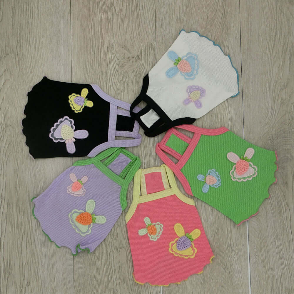 Cotton Suspender Vest for Cats and Dogs
