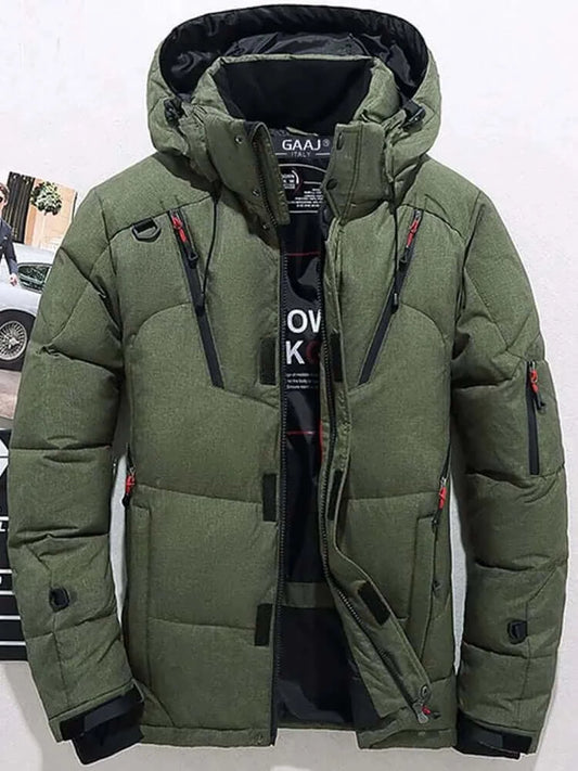 Men Thick Tactics Parkas High Quality Winter Cotton Jacket Hoody Warm.