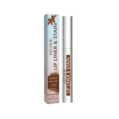 EELHOE 2 Colors Peel Off Lip Liner Easy Color Long Lasting Waterproof Non Stick Natural Tattoo Matte Makeup Hydrating Lip Gloss