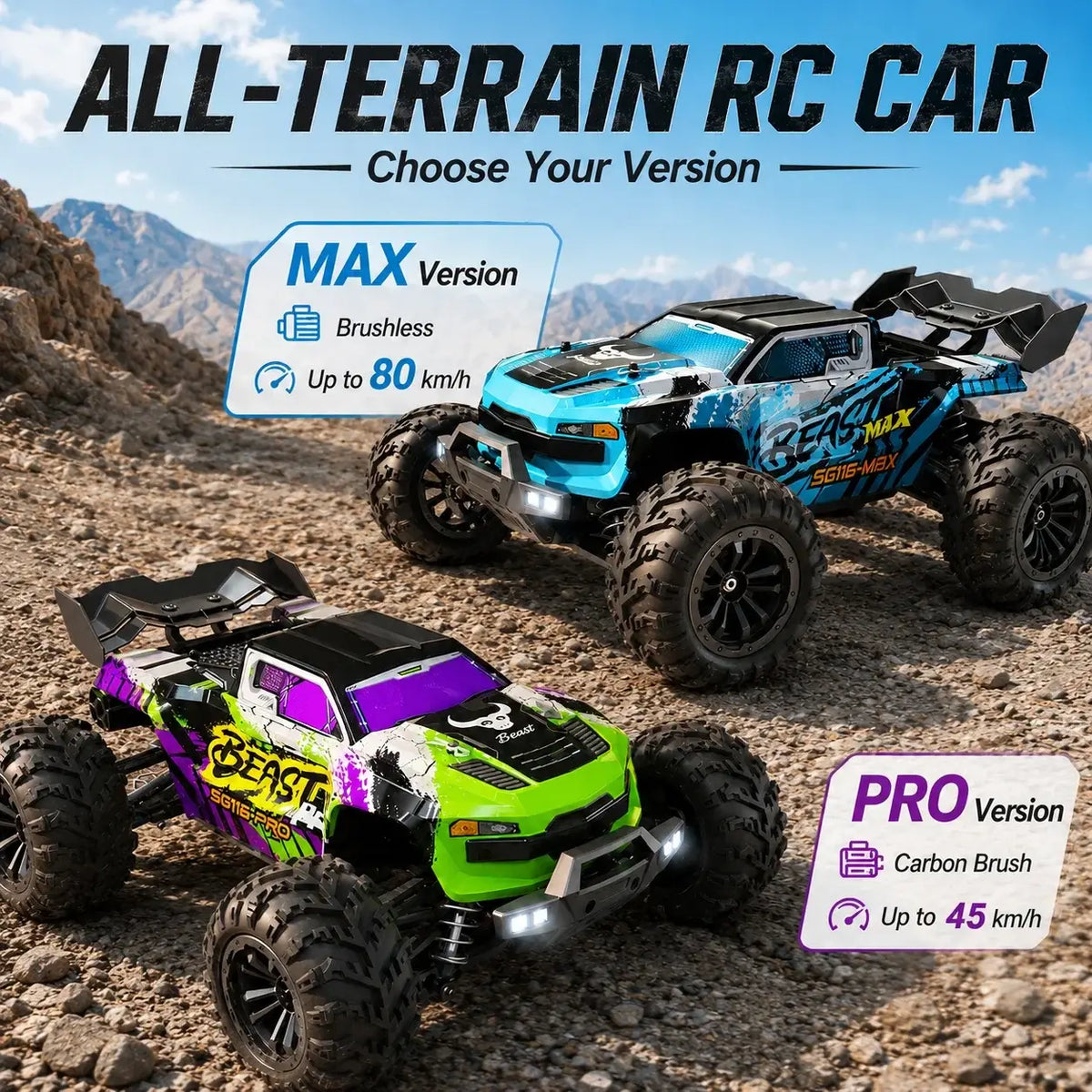 ZNLYRION SG116 4WD Off-Road RC Truck