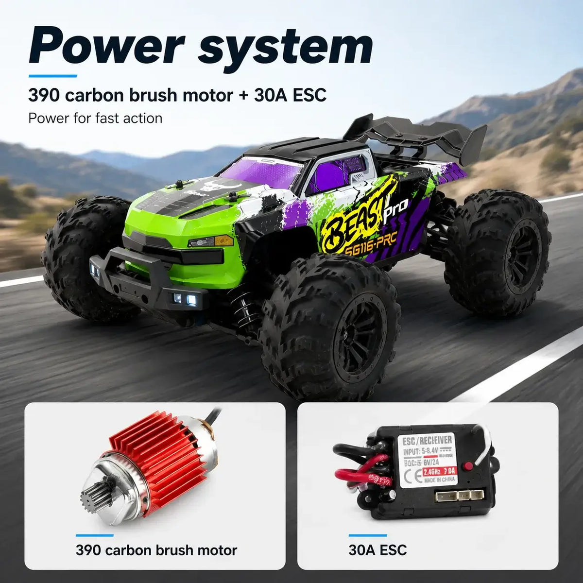 ZNLYRION SG116 4WD Off-Road RC Truck