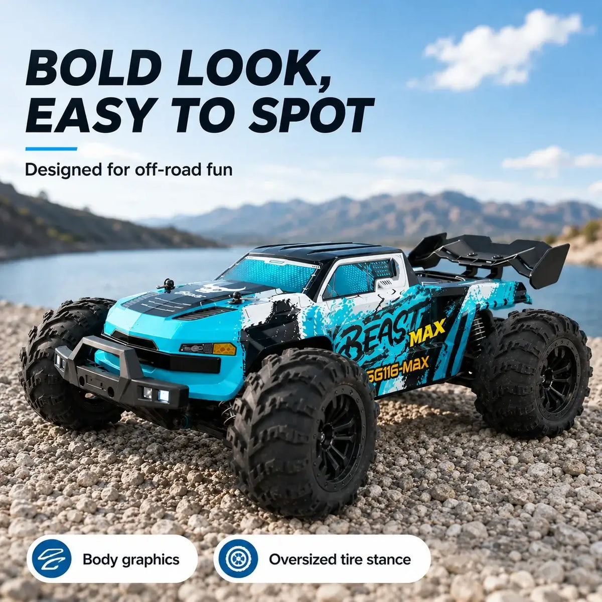 ZNLYRION SG116 4WD Off-Road RC Truck