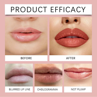 EELHOE 2 Colors Peel Off Lip Liner Easy Color Long Lasting Waterproof Non Stick Natural Tattoo Matte Makeup Hydrating Lip Gloss