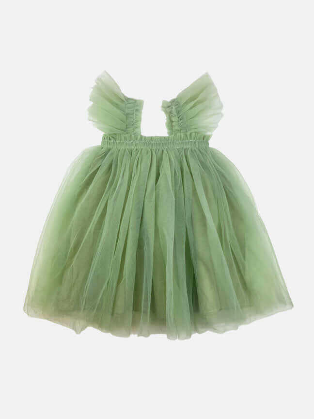 flutter tulle dress Multi Colors