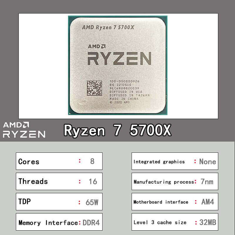 Amd Ryzen 7 5700 Processor | Amd Ryzen 7 5700x Stores | Processor