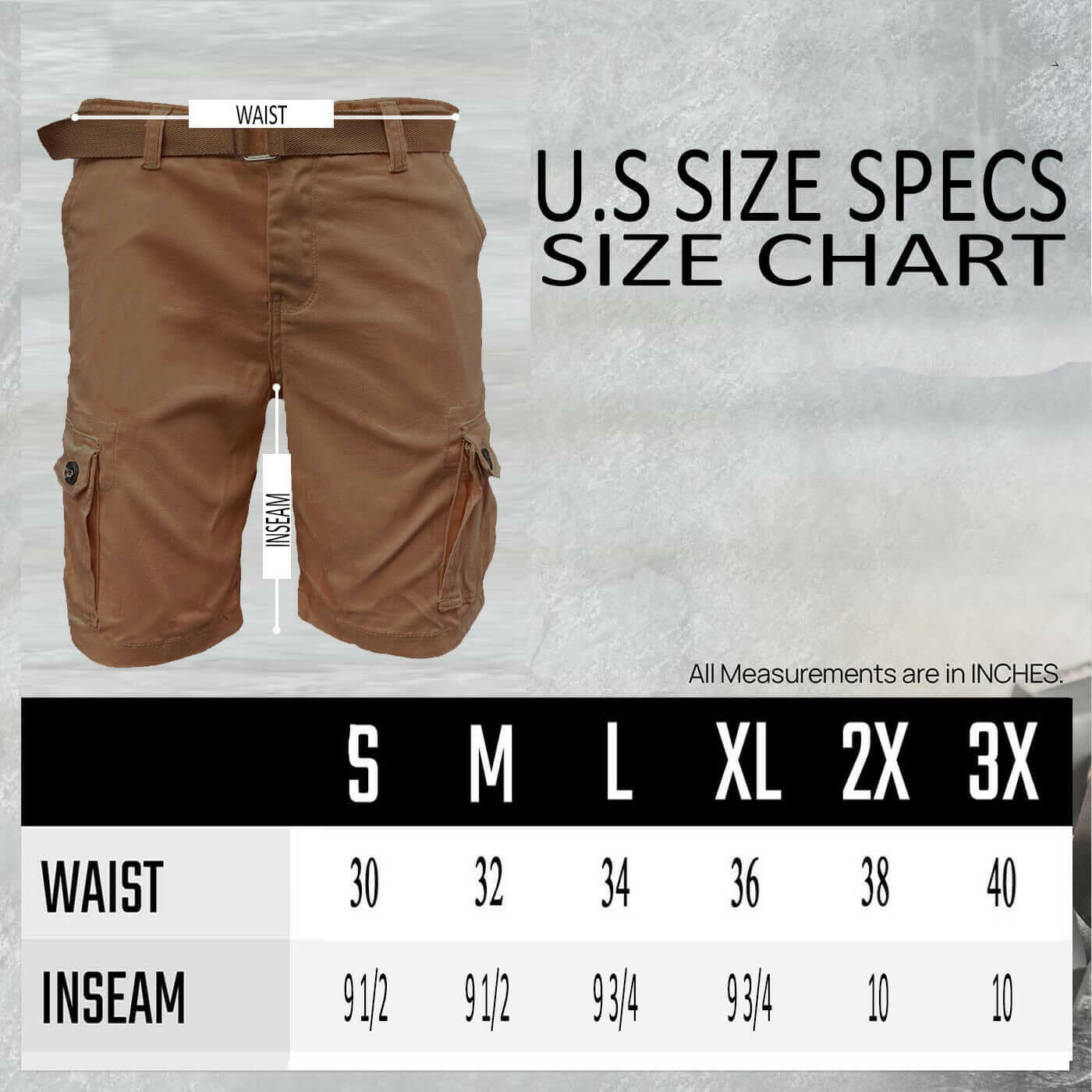 Belted Cargo Short.