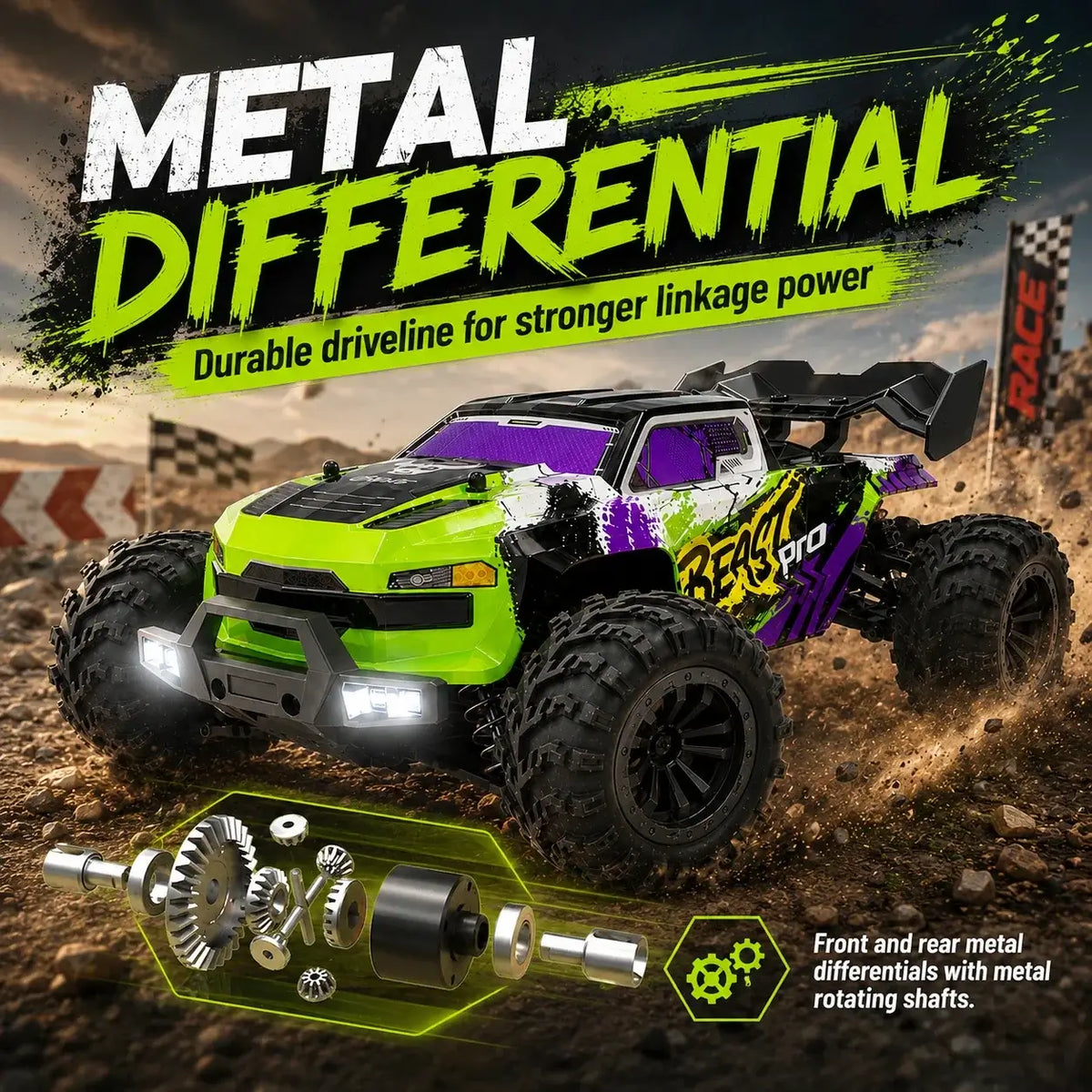 ZNLYRION SG116 4WD Off-Road RC Truck